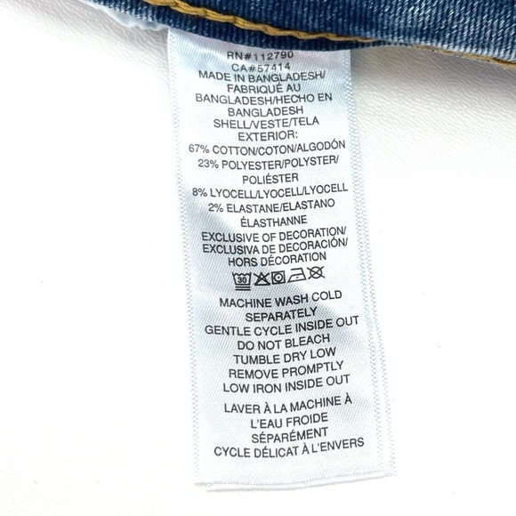 True Religion Jeans Size 29/8 Jennie Curvy Big T Mid Rise Skinny Light Wash NWT - Picture 6 of 10